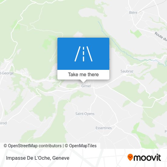 Impasse De L'Oche map