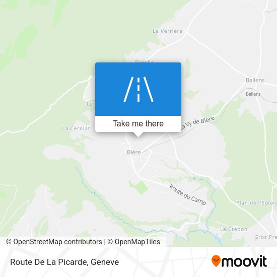 Route De La Picarde map