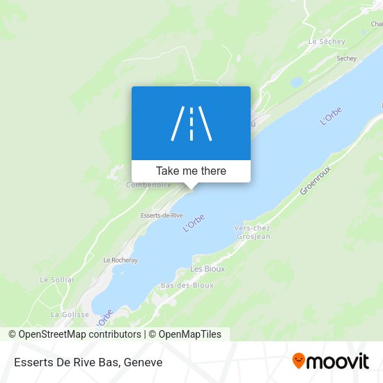 Esserts De Rive Bas map