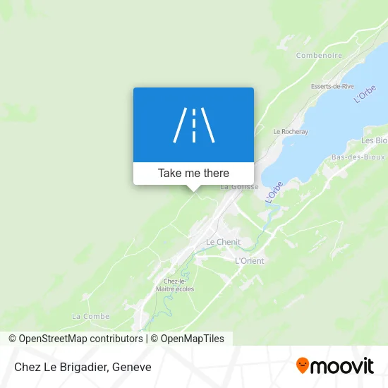 Chez Le Brigadier map