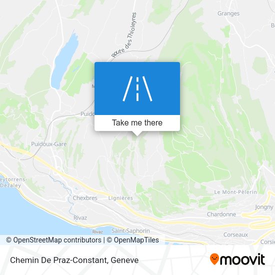 Chemin De Praz-Constant map