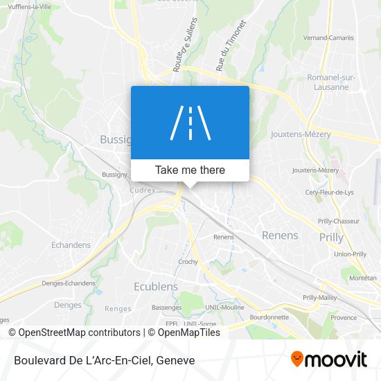 Boulevard De L’Arc-En-Ciel map