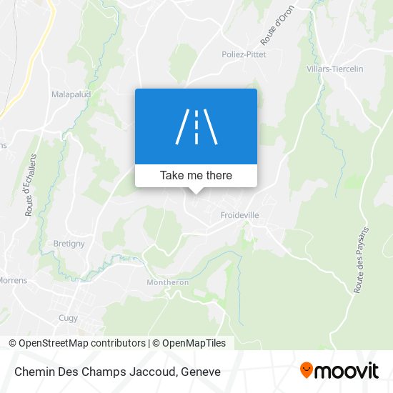 Chemin Des Champs Jaccoud map