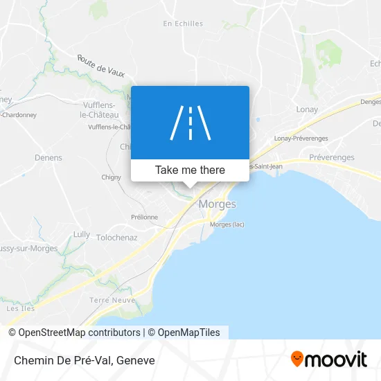 Chemin De Pré-Val map