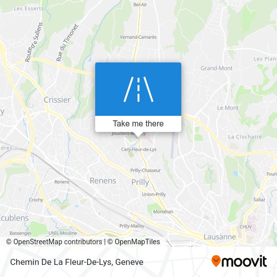 Chemin De La Fleur-De-Lys map
