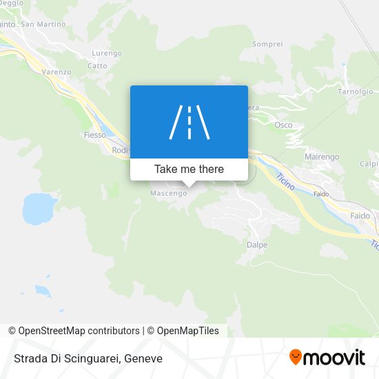 Strada Di Scinguarei map