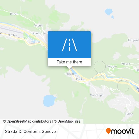 Strada Di Conferin map