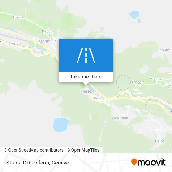 Strada Di Conferin map