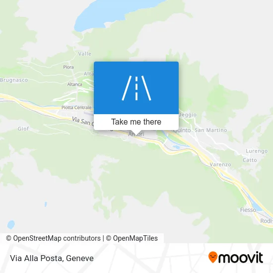 Via Alla Posta map