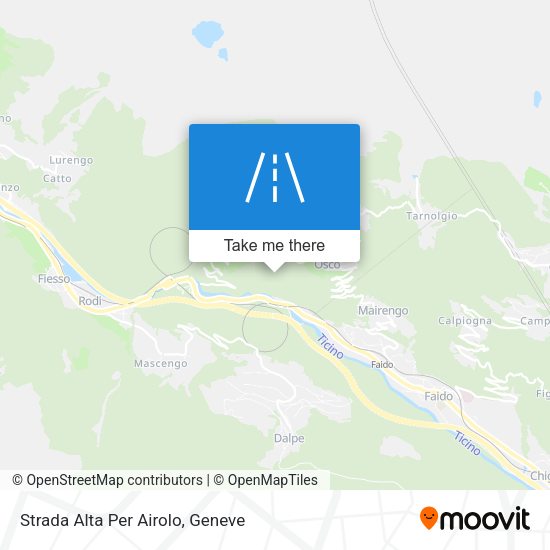 Strada Alta Per Airolo map