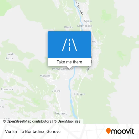 Via Emilio Bontadina map