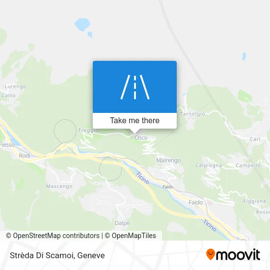 Strèda Di Scamoi map