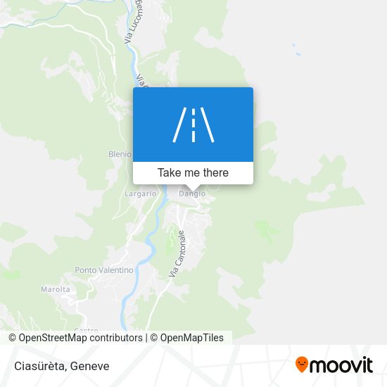 Ciasürèta map