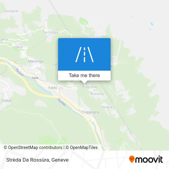 Strèda Da Rossüra map