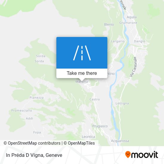 In Préda D Vígna map