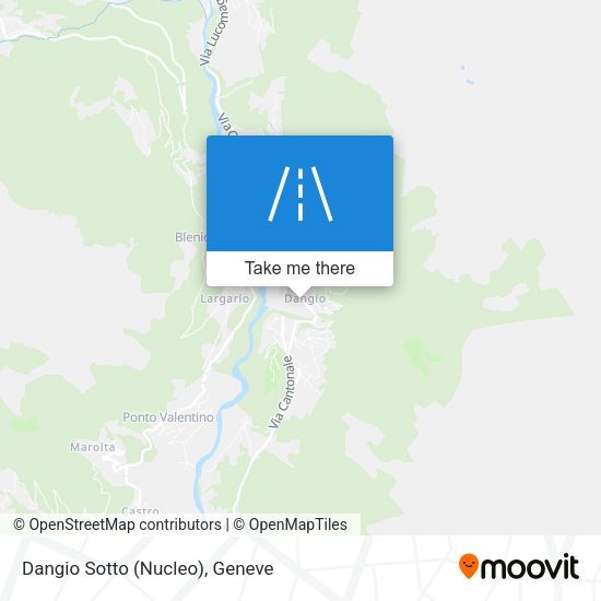 Dangio Sotto (Nucleo) map