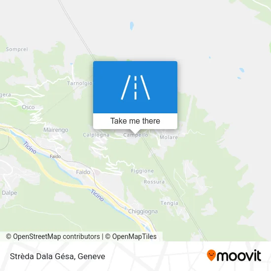 Strèda Dala Gésa map