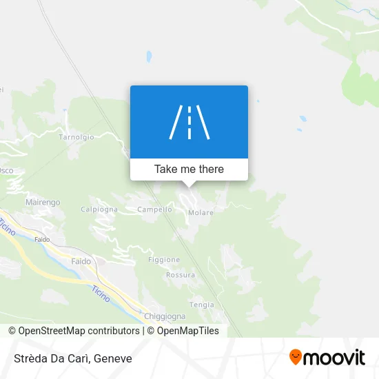 Strèda Da Carì map