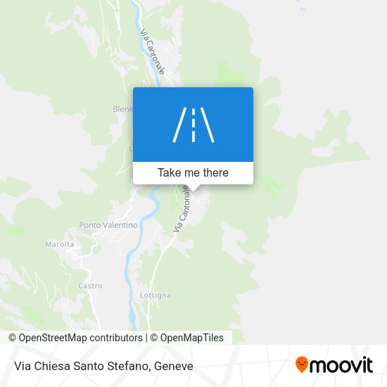 Via Chiesa Santo Stefano map