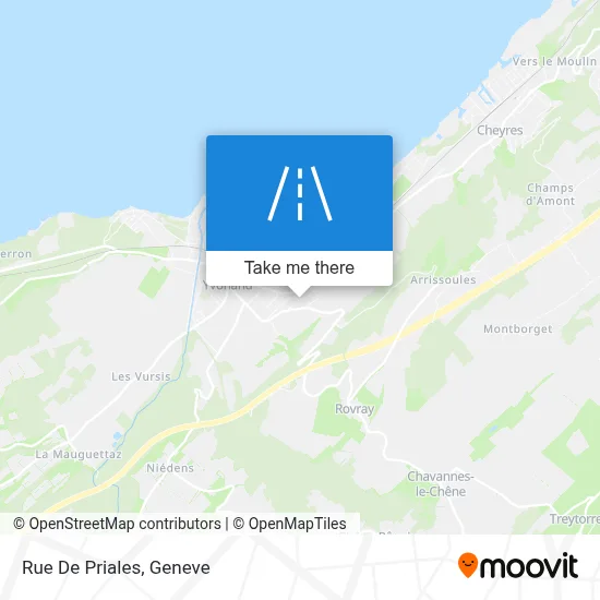 Rue De Priales map
