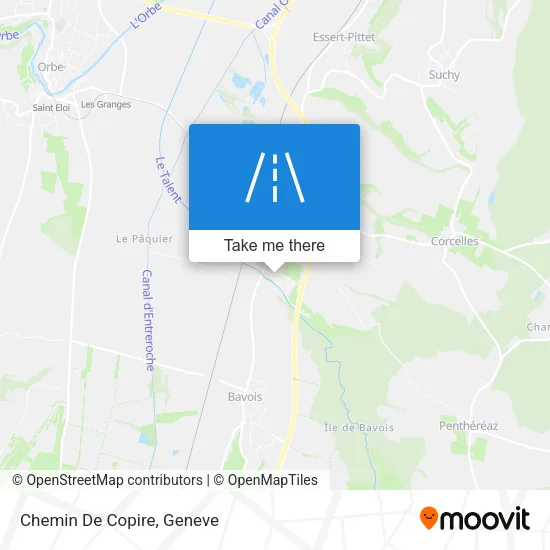 Chemin De Copire map