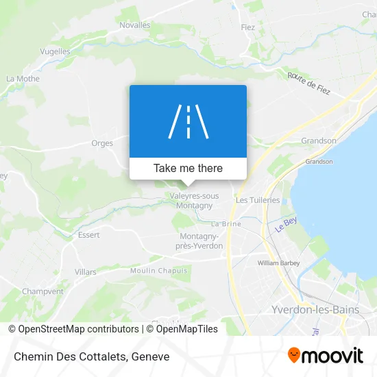 Chemin Des Cottalets map