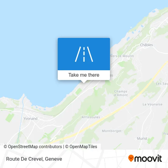 Route De Crevel map