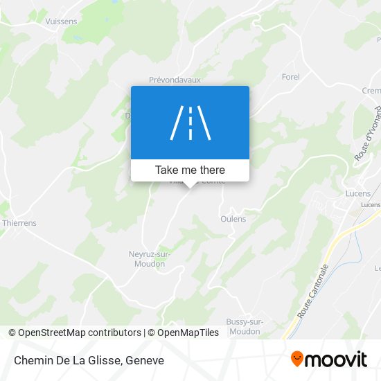 Chemin De La Glisse map