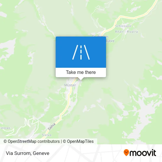 Via Surrom map
