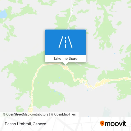 Passo Umbrail map