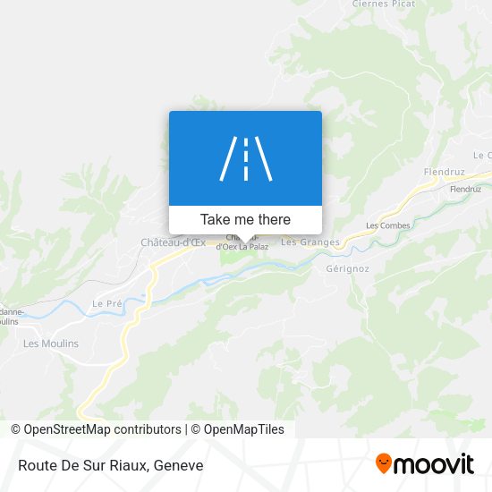 Route De Sur Riaux map