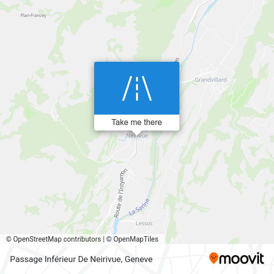 Passage Inférieur De Neirivue map