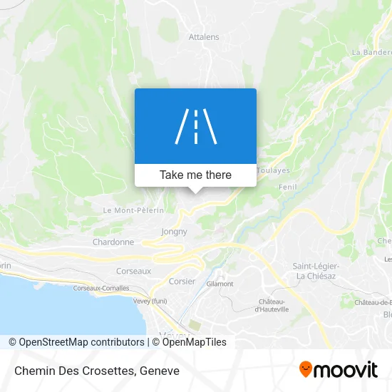 Chemin Des Crosettes map