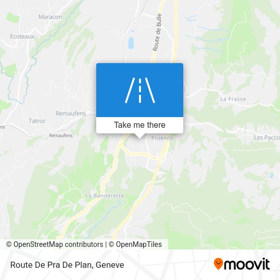 Route De Pra De Plan map