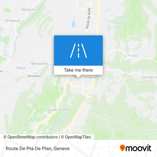 Route De Pra De Plan plan