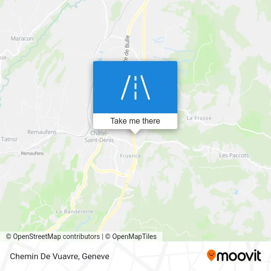 Chemin De Vuavre map
