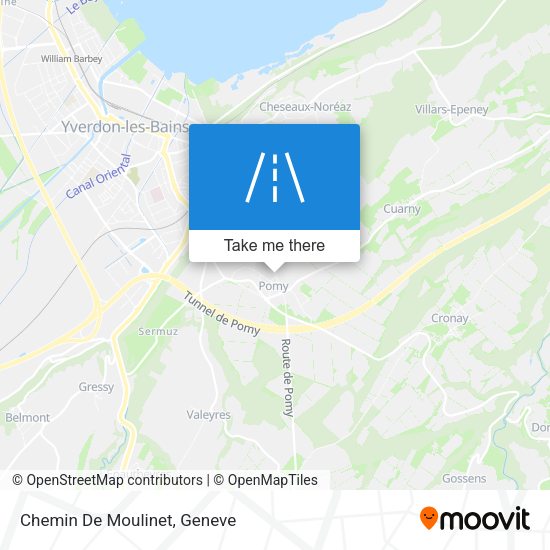 Chemin De Moulinet map