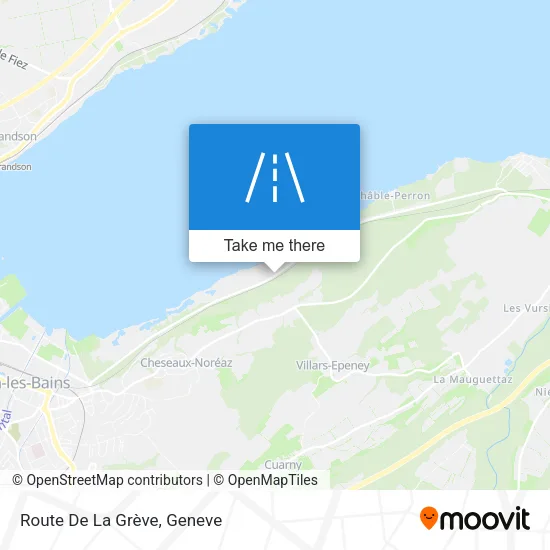 Route De La Grève map