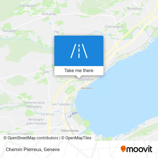 Chemin Pierreux map