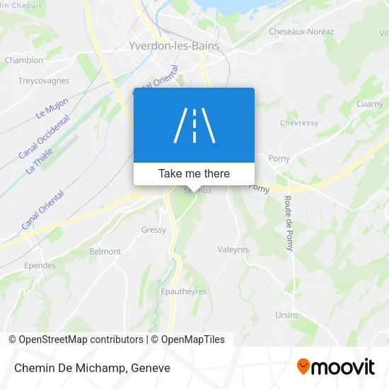 Chemin De Michamp map