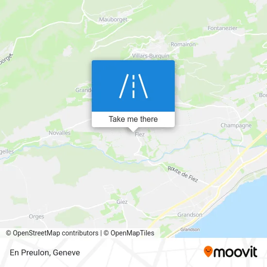 En Preulon map