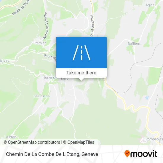 Chemin De La Combe De L'Etang plan