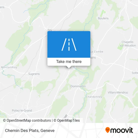 Chemin Des Plats map