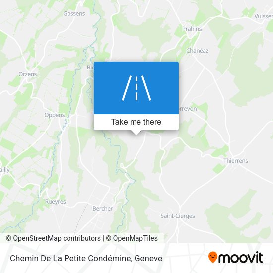Chemin De La Petite Condémine map