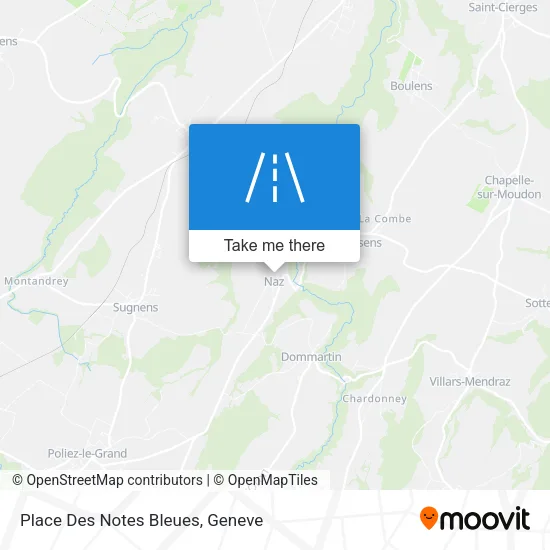 Place Des Notes Bleues map