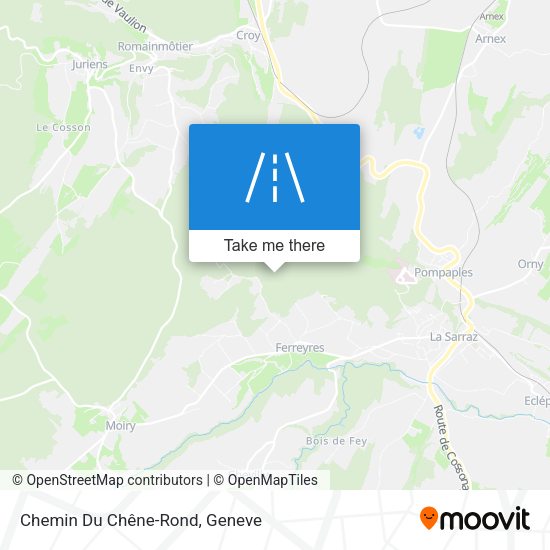 Chemin Du Chêne-Rond map