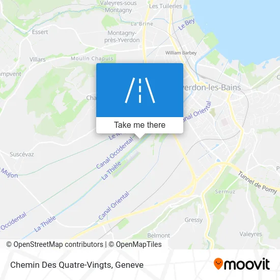 Chemin Des Quatre-Vingts map