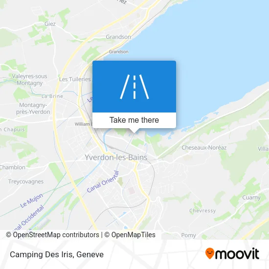 Camping Des Iris map