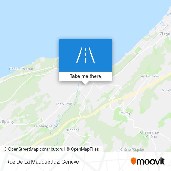 Rue De La Mauguettaz map