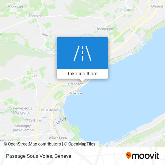 Passage Sous Voies map
